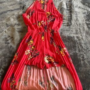 Size M, Walmart Brand. Pink with flowers